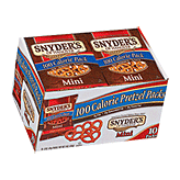 Snyder's Of Hanover 100 Calorie Pack mini pretzels, 10 on-the-go packs Left Picture